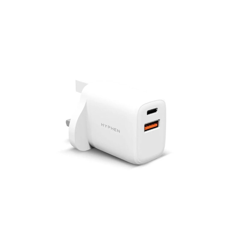 Hyphen VoltPort DUO PD Wall Charger - White - شاحن